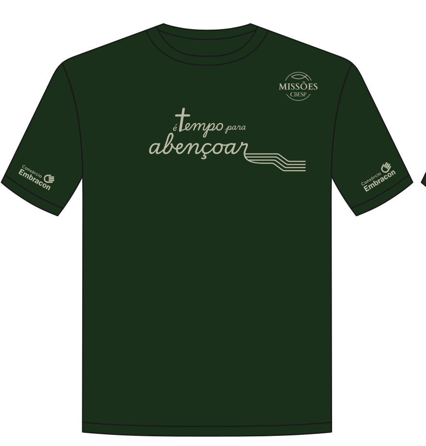 Camisa frente — É tempo para abençoar